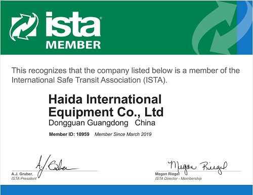 Packaging Testing ISTA Member 
