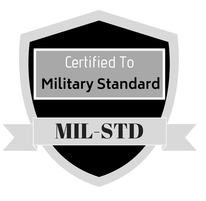 Product certified to MIL STD 
